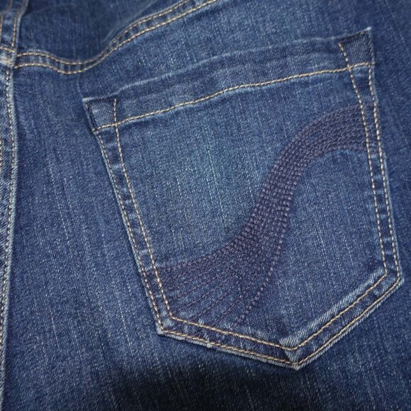 Lane Bryant Women's Genius Fit Slim Boot Cut Jeans Size 18 Blue Mid Rise Stretch - Picture 7 of 7